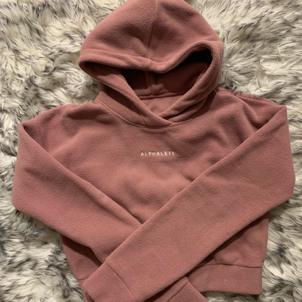 Alphalete King Hoodie, dusty rose XS